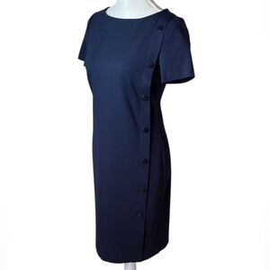 TORY BURCH Sheath Dress - Dark Navy Blue - Size XS